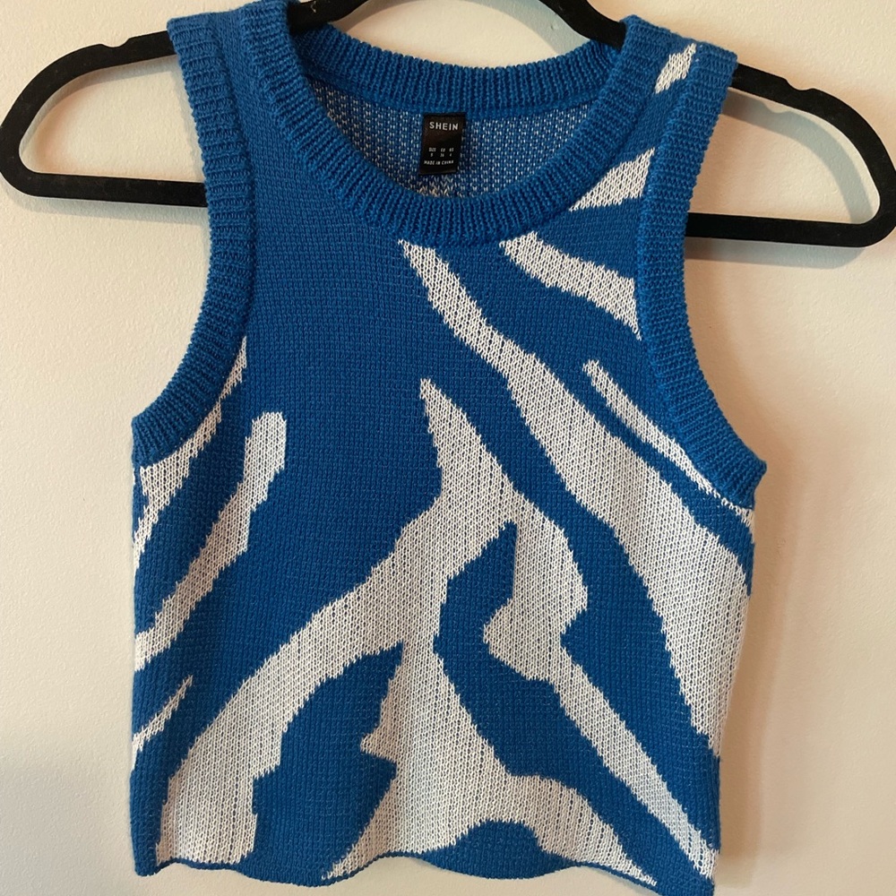 Sweater Cropped Tank Top